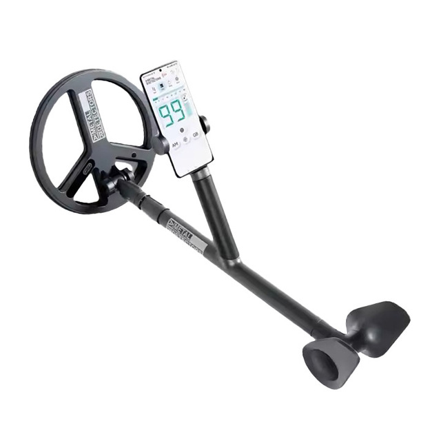 New Richmoon MD-99 Wireless Gold Finder Metal Detector IP68 Rated 10inch Coil >35cm Sensitivity Smart Phone Chargeable