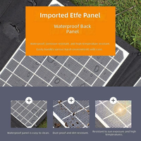 Kit de panneaux solaires pliables portables SENMEI pour le camping, la station d'alimentation extérieure et le générateur solaire