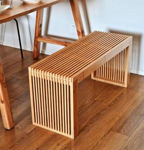 Addreen Indoor <strong>Storage</strong> Ottoman <strong>Bench</strong> Handmade Bamboo <strong>Dining</strong> <strong>Bench</strong> Convertible for Kitchen Living Room Apartment - Product Image 5