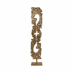 Scultura Moderna in Metallo, Elemento Decorativo Verticale per Soggiorno, Ufficio, Mensola, Tavolino da Caffè, Bagno - Product Image 1