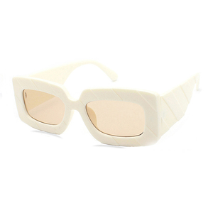 New Arrival Sun Glasses Personality Big Square Frame Sunglasses Rectangle Thick Legs Eyewear - Product Image 2