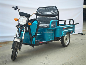 Mini Triciclo Elettrico da Carico <span class=keywords><strong>a</strong></span> <span class=keywords><strong>3</strong></span> <span class=keywords><strong>Ruote</strong></span> con Motore Differenziale da 500W e 2 Sedili Passeggeri, Tipo Carrozzeria Aperta, Voltaggio 48V - Product Image 4