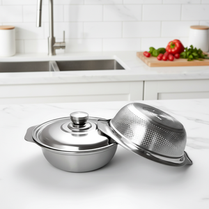 Colador de Acero Inoxidable 201 de Fábrica, Ecológico, Moderno, Duradero, Apto para <span class=keywords><strong>Lavavajillas</strong></span>, para Frutas, Arroz y Otros Alimentos - Product Image 5