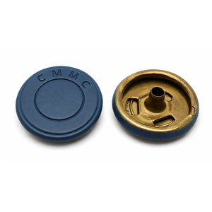 Boutons à pression personnalisés de 12 mm avec motif, sans placage, pour accessoires vestimentaires masculins - Product Image 1