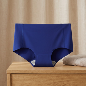 Braguitas de cintura media para mujer, sin costuras, transpirables, de punto, tallas grandes, para uso diario, cómodas e íntimas - Product Image 2