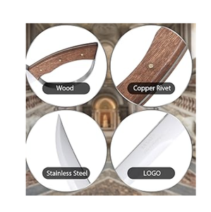 Ouvre-bouteille de vin en acier inoxydable avec manche en bois classique durable de haute qualité artisanal - Product Image 4