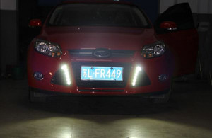 Đối Với Ford Focus 3 MK3 2012 2013 2014 <span class=keywords><strong>DRL</strong></span> Đèn Chạy Ban Ngày 12V Đèn <span class=keywords><strong>LED</strong></span> Sương Mù Ban Ngày Phụ Tùng Xe Hơi Đèn Chỉ Báo Đèn Sương Mù - Product Image 5