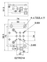 Plataforma Giratoria de Ajuste Fino JK 02TR014 de Aleación de Aluminio, 2 Dimensiones, Inclinación y Rotación, Capacidad de Carga de 2 kg, 1 Año de Garantía