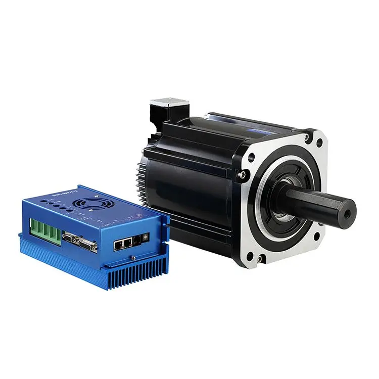 FLIER customized 3.5KW 4.5KW 5.5KW 7.5KW 10KW 15KW 72V 96V PMSM Motor Permanent-Magnet Synchronous servo Motor kit for cnc robot