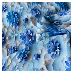 Tela 100% Viscosa Rayón 45s Estampada para Vestidos <span class=keywords><strong>de</strong></span> Verano, Rollo <span class=keywords><strong>de</strong></span> Tela con Diseño Personalizado, Impresión Digital en Rayón para Ropa - Product Image 4