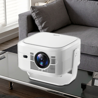 Nouveau projecteur intelligent Android portable HY-450max 2025, 1080P, 900 lumens, 2 Go de RAM, 32 Go, WiFi6, pour le travail, la maison, le cinéma en plein air