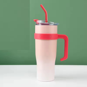 Gobelet isotherme à double paroi en acier inoxydable à large ouverture de 1250 ml, thermos portable pour le bureau, l'extérieur et la voiture, tasse isotherme 12-24h - Product Image 3