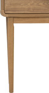 Sophisticated Natural Oak Colour LOME Console Table Slim Entryway Hall Table for Modern Home Decor and Office Reception Display - Product Image 4