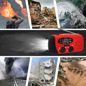 Logotipo OEM <span class=keywords><strong>gratis</strong></span> portátil 1200mAh AM/FM/WB <span class=keywords><strong>Radio</strong></span> meteorológica <span class=keywords><strong>Radio</strong></span> de supervivencia de emergencia con linterna Manivela Panel solar Altavoz - Product Image 3