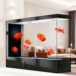 <span class=keywords><strong>Aquarium</strong></span> de poissons de grande taille en verre ultra blanc de 5 pieds 160 <span class=keywords><strong>200</strong></span> gallons avec support et armoire - Product Image 4