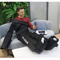 Masseur corporel à air comprimé pour soulager la douleur, pour le lymphœdème, l'œdème, la circulation sanguine, la récupération musculaire sportive, avec application sur les jambes