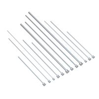 Pasador Expulsor Recto SKD61 Estándar HASCO 2mm*200mm, Tolerancia de -0.01mm, HRC48-52 para Molde de Inyección de Plástico