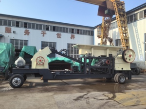 Hiệu Quả Cao Xách Tay Vàng Quặng Đá Máy Nghiền Sông Đá Vôi Đá Di Động Máy Nghiền Hàm Búa Máy Nghiền Dòng - Product Image 3