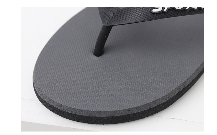 Wholesale Summer Beach Shoes PVC Flipflops Soft Non-slip Slipper Flat for Men