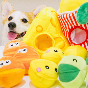 Çevre Dostu Komik Ses Çıkaran Pamuklu Peluş Diş Oyuncağı Can Sıkıntısını Giderici Aile Birleşimi İç/Dış Mekan Kullanımı Köpekler Kediler - Product Image 6