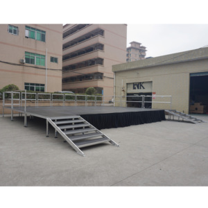 Escenario telescópico modular de aluminio, escenario portátil para estudio - Product Image 5