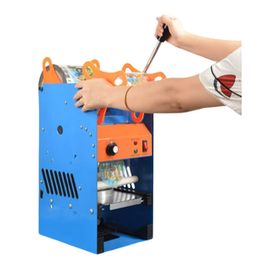 Manual Semi-Automatic Plastic Cup Sealing <b>Machine</b> for Yogurt Bubble <b>Tea</b> Milk Commodity Bottles Heat Easy Operation Multiple Size - Product Image 2