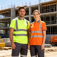 Camisetas de Trabajo de Alta Visibilidad Reflectantes para Reparaciones, Limpieza, Construcción, Minería, Mecánica, Tráfico, Ropa de Trabajo Personalizada de Alta Visibilidad