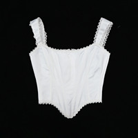 Corset pour femmes Bustier Overbust Lace up Désossé Vintage Corsage Stage Costume Slimm Waist Tummy Control Outwear for Dress