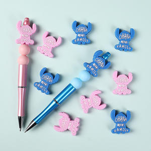 Popular dibujos animados enfermera gatito silicona gatito personajes silicona bolígrafos Focal cuentas encantos Topper - Product Image 5