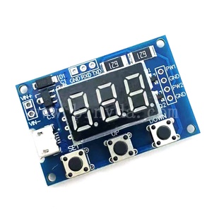 <strong>DC</strong> 5-30V 5V PWM <strong>Generator</strong> 2 Channel Dual Way Digital LED Duty Cycle Pulse Frequency Board Module - Product Image 1