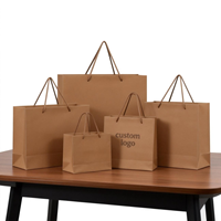 Sacs cadeaux en papier kraft argenté, carton ivoire, impression sérigraphique, recyclables, logo personnalisé pour vêtements, chaussures, chaussettes, bijoux, montres