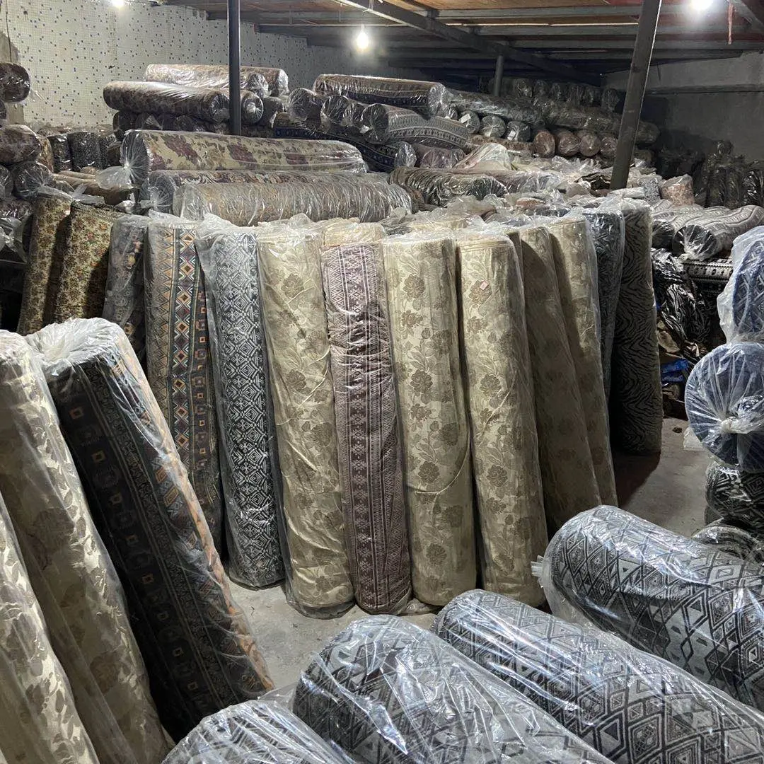 Kain Sofa Bordir Pola Kustom Bahan Suede Kain untuk Kain Sofa Tekstil