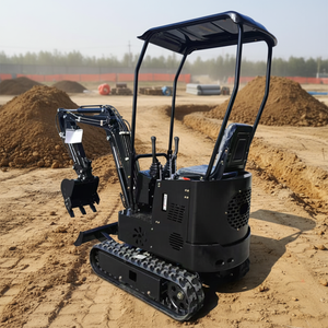 Miniexcavadora HAIJU Negra, la Mejor, de 1 Tonelada, con Motor Koop Euro V y 1 Año de Garantía con Accesorios, Excavadora para Construcción - Product Image 5