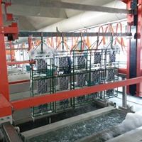 Metall produkt verarbeitung linie Automatische Produktions linien Verzinkung Ver chrom ung Galvanik maschine