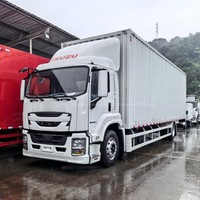 Camionnette à caisse fermée ISUZU 4*2 10 tonnes pour transport urbain