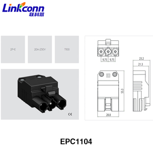 Connecteur d'alimentation électrique EPN1104 modulaire 3 broches 3 conducteurs Plug & Play conçu pour les armoires de contrôle et l'automatisation - Product Image 2