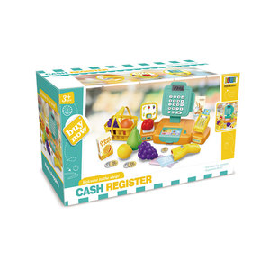 Wholesale semblant jouer jouets de supermarché ensemble enfants caisse enregistreuse avec <span class=keywords><strong>son</strong></span> et fonction de calcul - Product Image 2