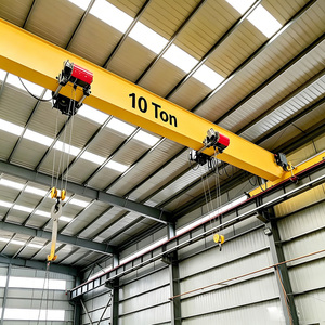 Grúa Puente Monoviga Europea de 10 Toneladas con Polipasto Eléctrico de 5 Toneladas + 5 Toneladas - Precio - Product Image 1