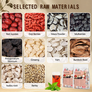 Thé aux dix trésors pour la santé, sachet de thé au ginseng, aux fruits de mûrier, aux herbes de médecine traditionnelle chinoise, version à dosage renforcé pour tonifier les reins et améliorer la vitalité - Product Image 6