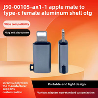 Adaptateur de téléphone portable OTG Pd27W à charge rapide en gros pour Ap mâle vers type-c femelle coque en aluminium chargeur USB pour ordinateur portable