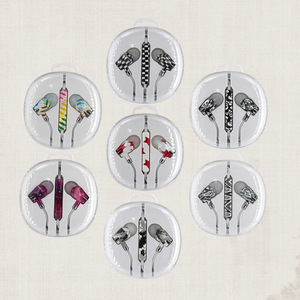 Écouteurs filaires intra-auriculaires de qualité supérieure en stock, 3,5 mm, écouteurs peints pour téléphone portable Apple Huawei <span class=keywords><strong>Oppo</strong></span> Xiaomi - Product Image 1