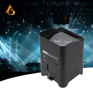 6X18W RGBWA UV6in1 Wireless DMX512 <b>Battery</b> Powered <b>LED</b> Par light For Wedding Disco Party - Product Image 6