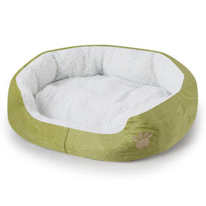 Winterhuisdierenproducten Lamsfluwelen <span class=keywords><strong>Kennel</strong></span> Groothandel Warme Kleine Hondenkennel Met Massief Patroon Hondenbed En Huisdierenmat - Product Image 5