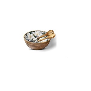 High Quality Handmade Wood Decorative Bowl Eco-Friendly Dishwasher Safe Disposable for <b>Party</b> <b>Table</b> Decor Display Export Quality - Product Image 3