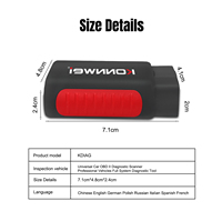 2025 sistema completo de coche profesional Bluetooth OBD2 escáner de diagnóstico KONNWEI KDIAG Escanner Automotriz con reinicio múltiple