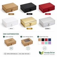 Boîte cadeau personnalisée en carton ivoire magnétique réutilisable et écologique avec impression de logo pour l'emballage de cosmétiques et de bijoux en gros