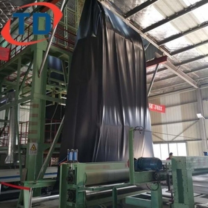 Geomembranas de HDPE Azules Anti-UV para Estanques, Revestimiento para Piscinas y Granjas de Peces, Revestimiento para Estanques de 0.5mm, 0.75mm y 1mm de Espesor, Geomembrana Negra para Presas - Product Image 4