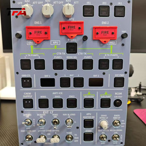 Consola de Simulador de Vuelo de Panel Superior de Tamaño Completo, Dispositivos de Entrenamiento de Aviación, Panel de Simulador de Vuelo, Accesorios para Simuladores de Vuelo - Product Image 1