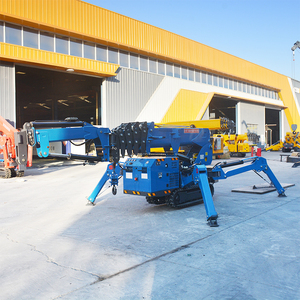 Mini-grue araignée sur chenilles à flèche télescopique télécommandée pour toiture, prix - Product Image 6