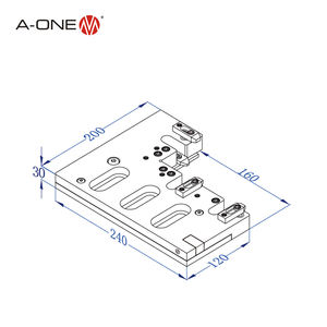 A-ONE EDM fraiseuse outils de serrage <span class=keywords><strong>mouche</strong></span> attachant <span class=keywords><strong>étau</strong></span> 3A-210018 - Product Image 2